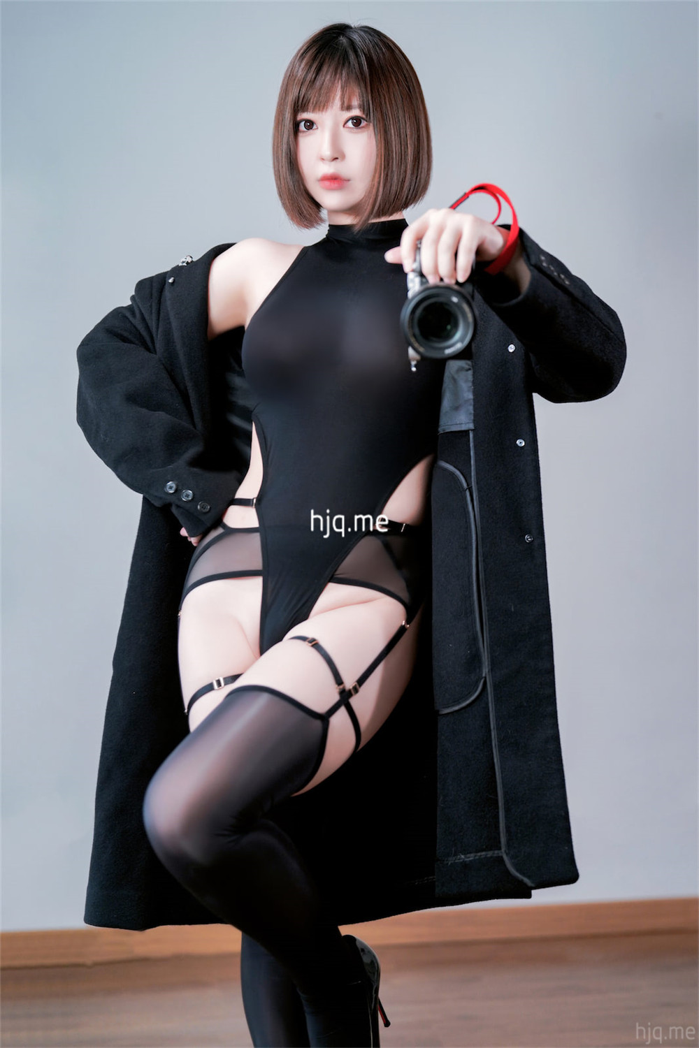 2.半半子VOL.03黑色透明摄影20张，1枚视频